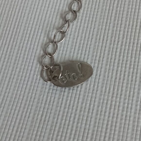 Etcetera ect! Silver Tone Dreamcatcher Feather Charms Pendant Statement Necklace - Picture 10 of 12